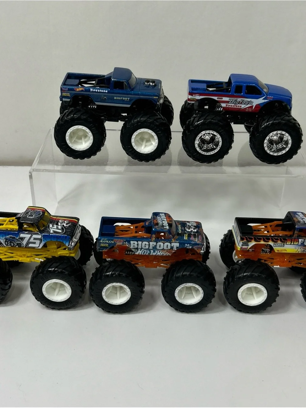 Hot Wheels Monster Truck Jam Lot Bigfoot 75 4x4 pickup